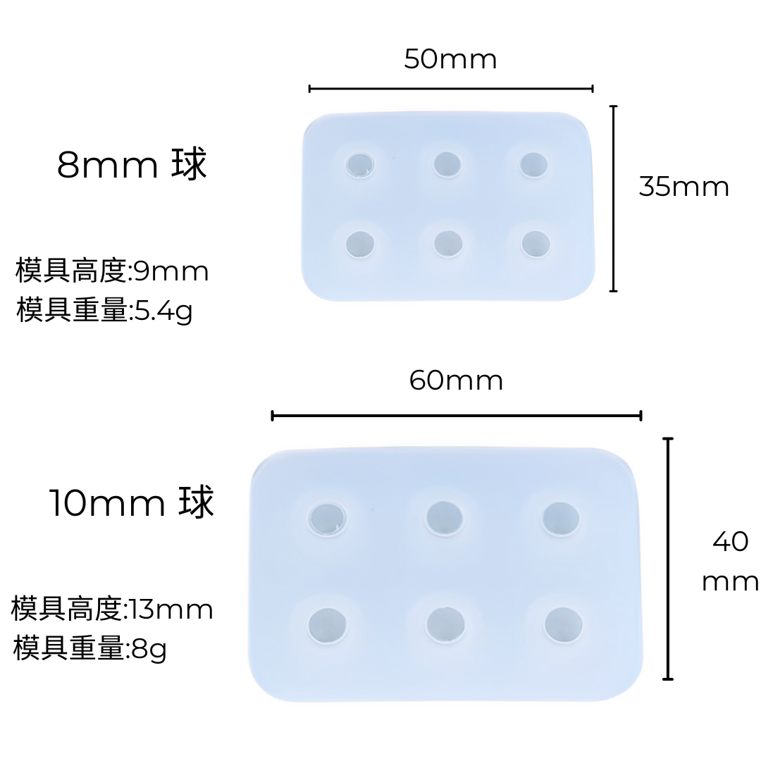 Mini Pearl / Bubble Tea Mould 迷你珍珠模具