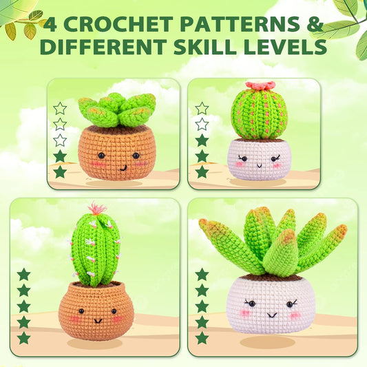 Crochet DIY Kit 針織DIY材料包 - Plants Family 植物盆栽