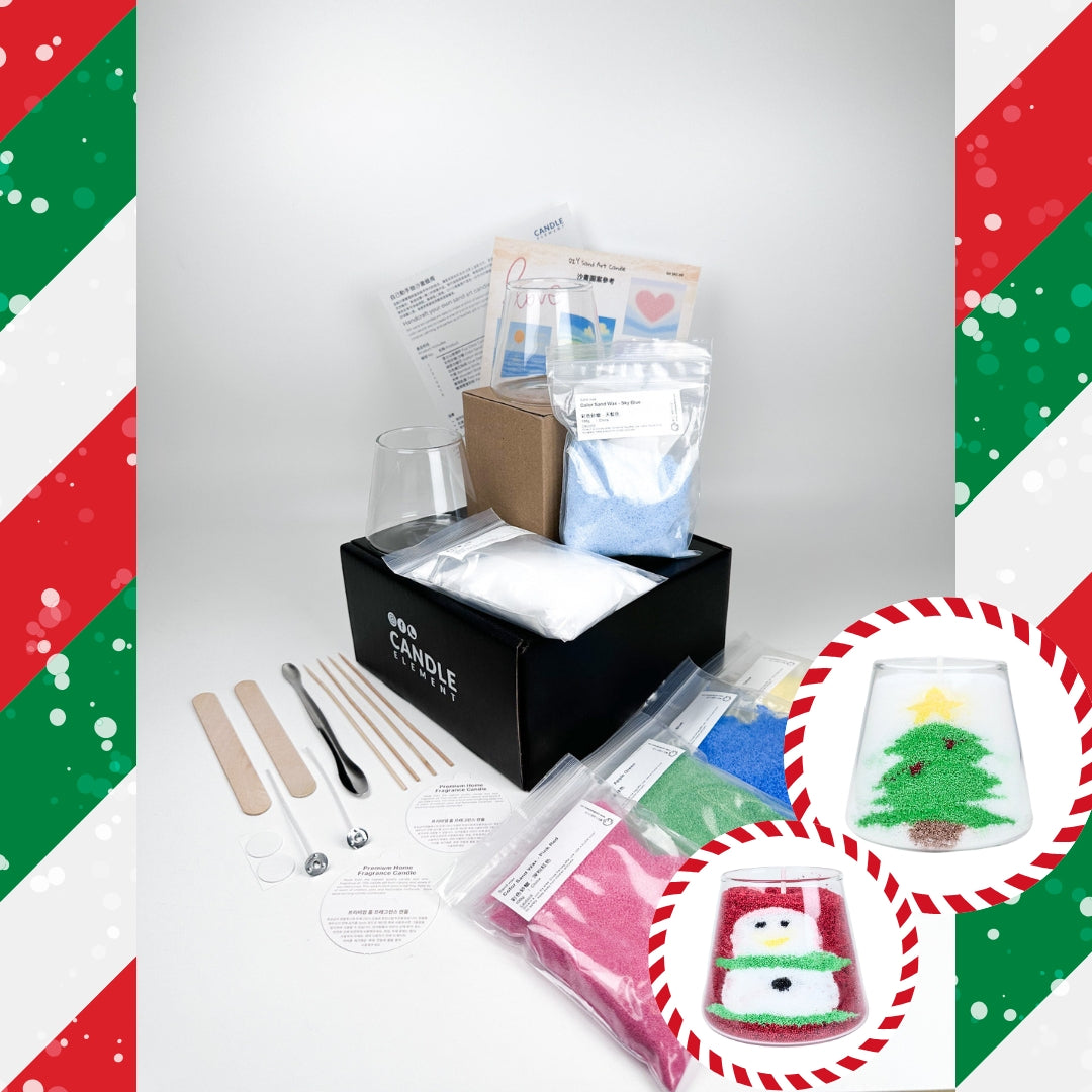 Sand Art Candle DIY Kit Sand Art Candle Material Pack Set SAC-09