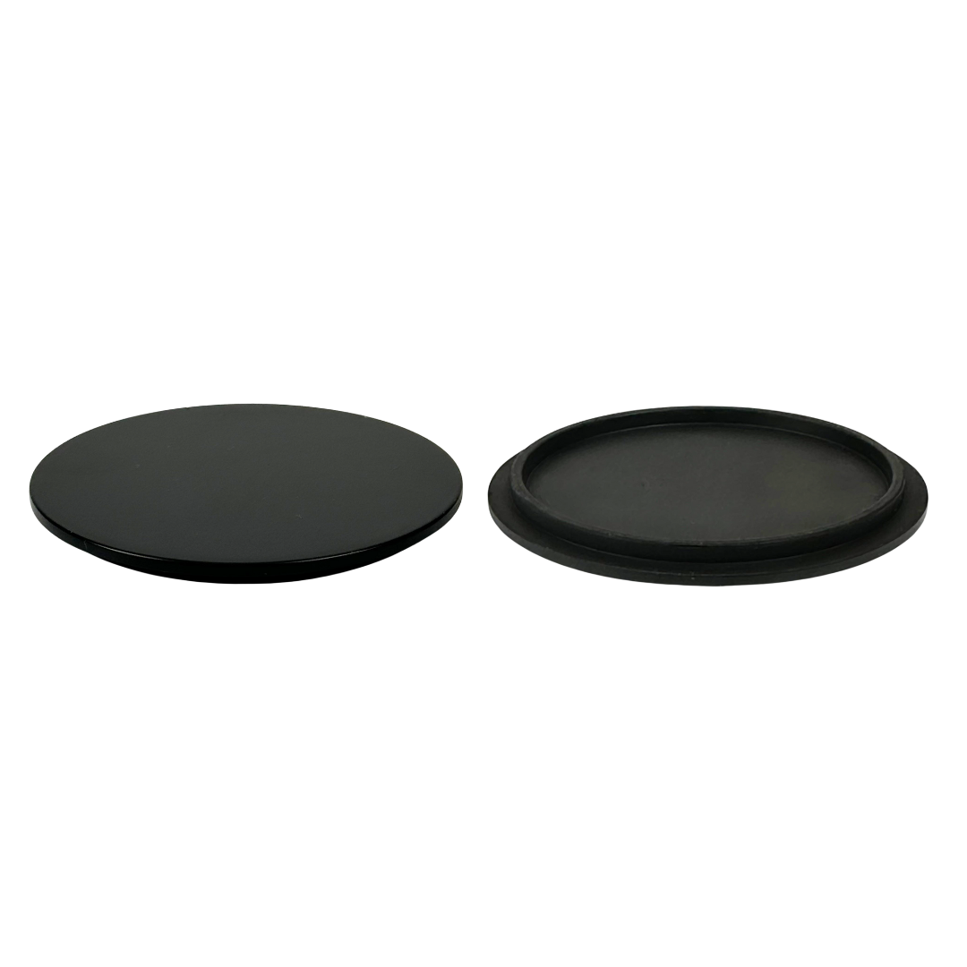 7cm Zinc Lid - Black