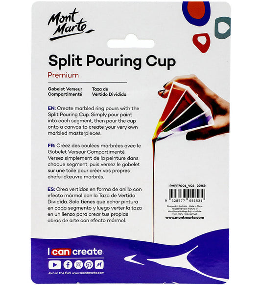Mont Marte Split Pouring Cup Color Splitter