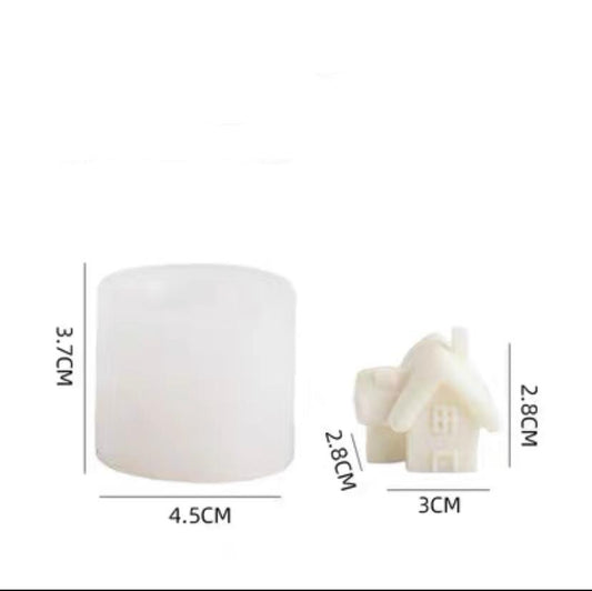 Little Wooden House Mold 小木屋模具