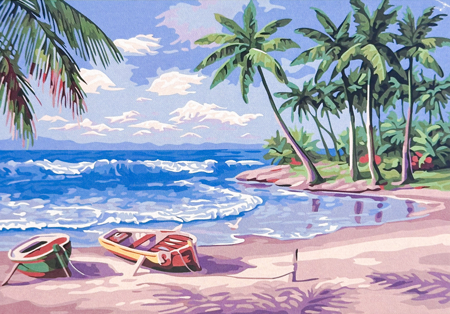 Painting by Numbers 數字油畫材料套裝 (現成框)