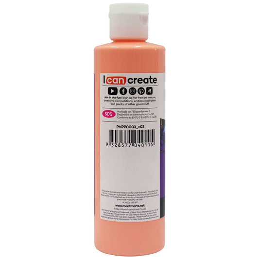 Mont Marte Pouring Acrylic Paint 240ml - Coral