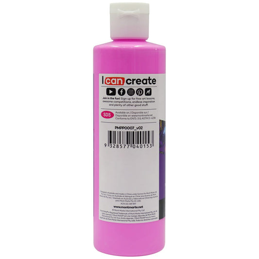 Mont Marte Pouring Acrylic Paint 240ml - Hot Pink
