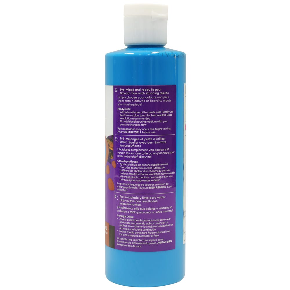 Mont Marte Pouring Acrylic Paint 240ml - Phthalo Turquoise