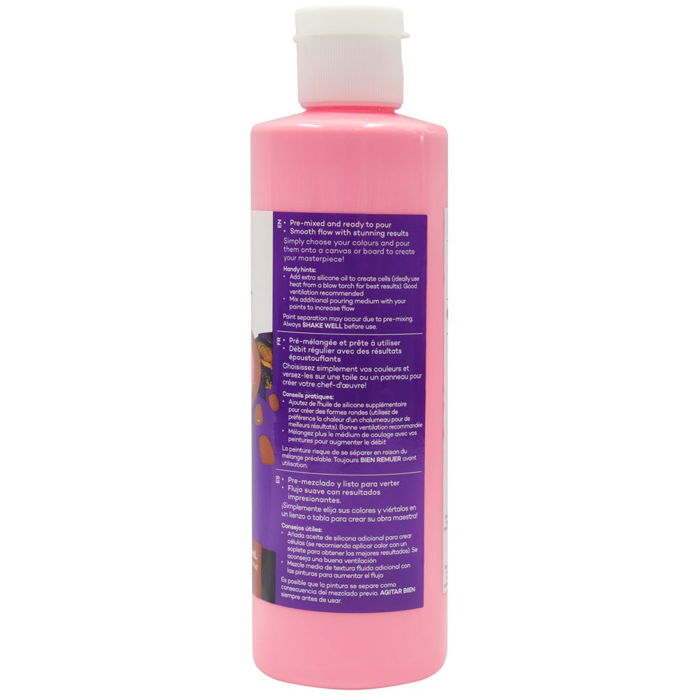 Mont Marte Pouring Acrylic Paint 240ml - Pink
