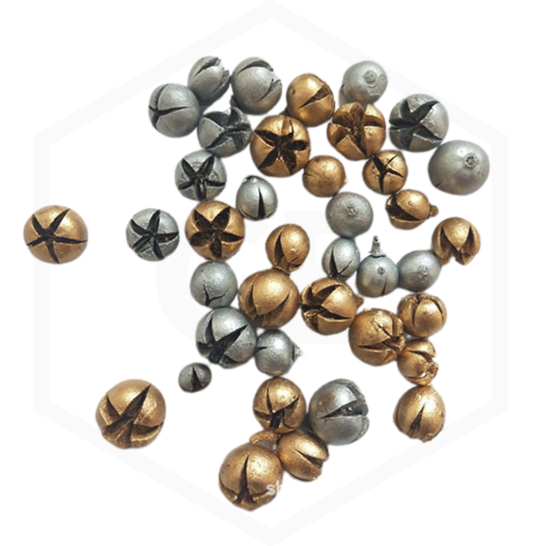 Dried Flower Gold/Silver Cross Open Dried Flowers 50g