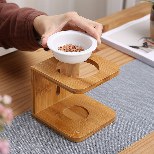 Wood Aroma Lamp wooden aromatherapy lamp holder