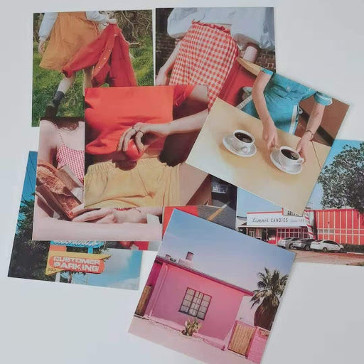 Single-sided Vintage Mini Photo Cards Type B 复古迷你照片卡 (一共9張單面)
