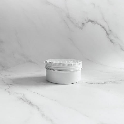 100ml White Aluminum Tincase 白鋁質容器