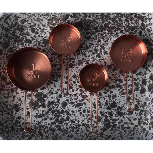 4pcs Rose Gold Stainless Steel Spoon 四件套玫瑰金不銹鋼湯匙