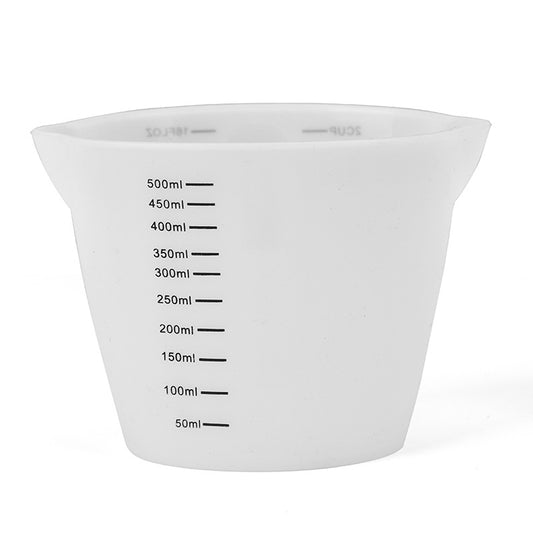 250ml/500ml Scaled Silicon Measuring Cup silicone measuring cup