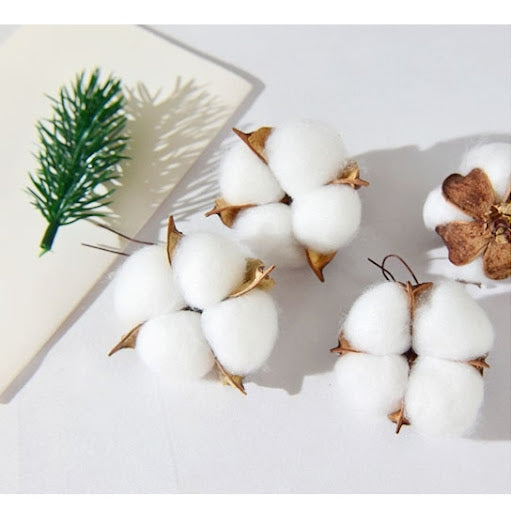 White Cotton Head 白色棉花頭 10pcs