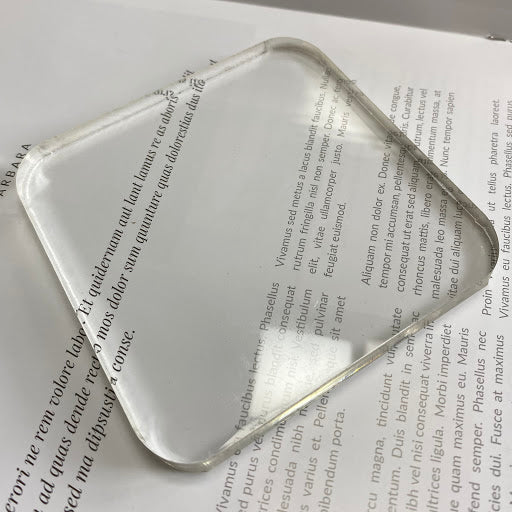 Clear Square Stamp Block 透明亞克力印章板