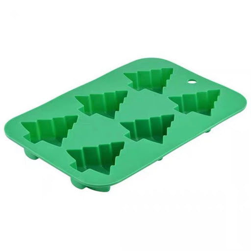 Christmas Trees Pieces Mold 6連聖誕樹片模具