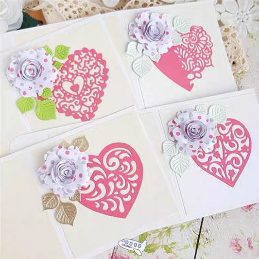 Paper Incense Die Cut Mold 紙香切割刀模 - 裝飾 - 心形No.7