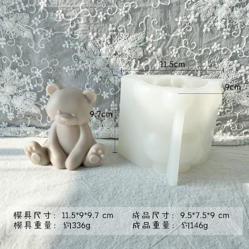 Sitting Bear Mold 坐熊模具