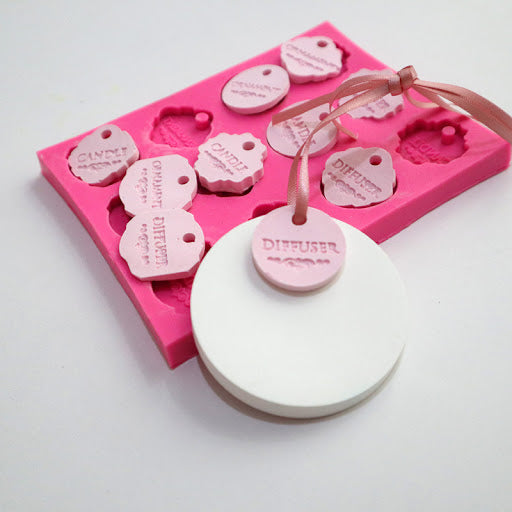 Small Gypsum Tag Mould 香薰石膏掛牌模具