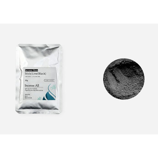 GCS - Incense Stick/Line Base powder 竹香/線香棒製香原料-香底粉 (黑/白色)