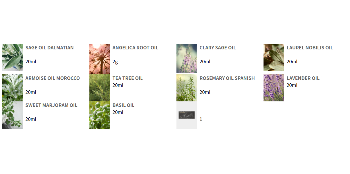 CW - The Aromatic Naturals Kit 芳香天然精油套裝