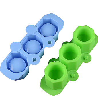 Vase Base Mold 3連花瓶底座模具