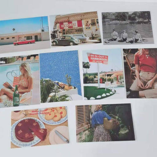 Single-sided Vintage Mini Photo Cards Type A 复古迷你照片卡 (一共9張單面)