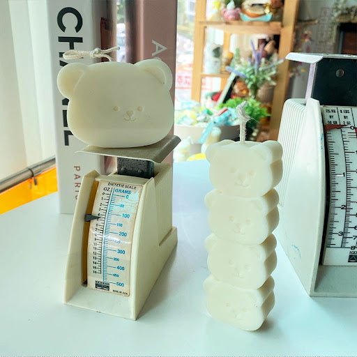 Bear Head mold 2 type 兩款小熊頭模具