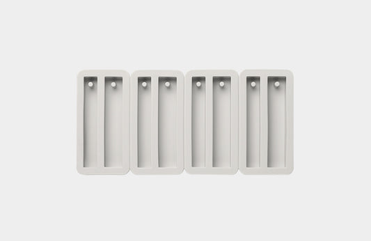 CW - Stick Tablet Silicone Mold 棒狀蠟牌石膏牌矽膠模具 (4-Cavities, 2 Size)