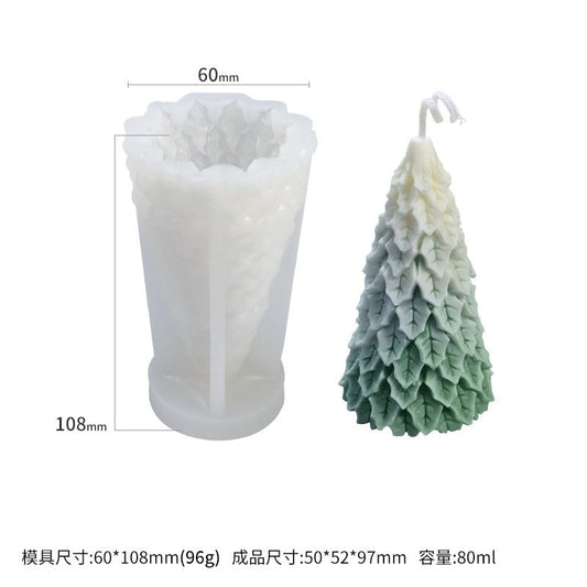 Small Christmas Tree Mold No.4 Small Coniferous Christmas Tree Mold - Thin Whole Piece