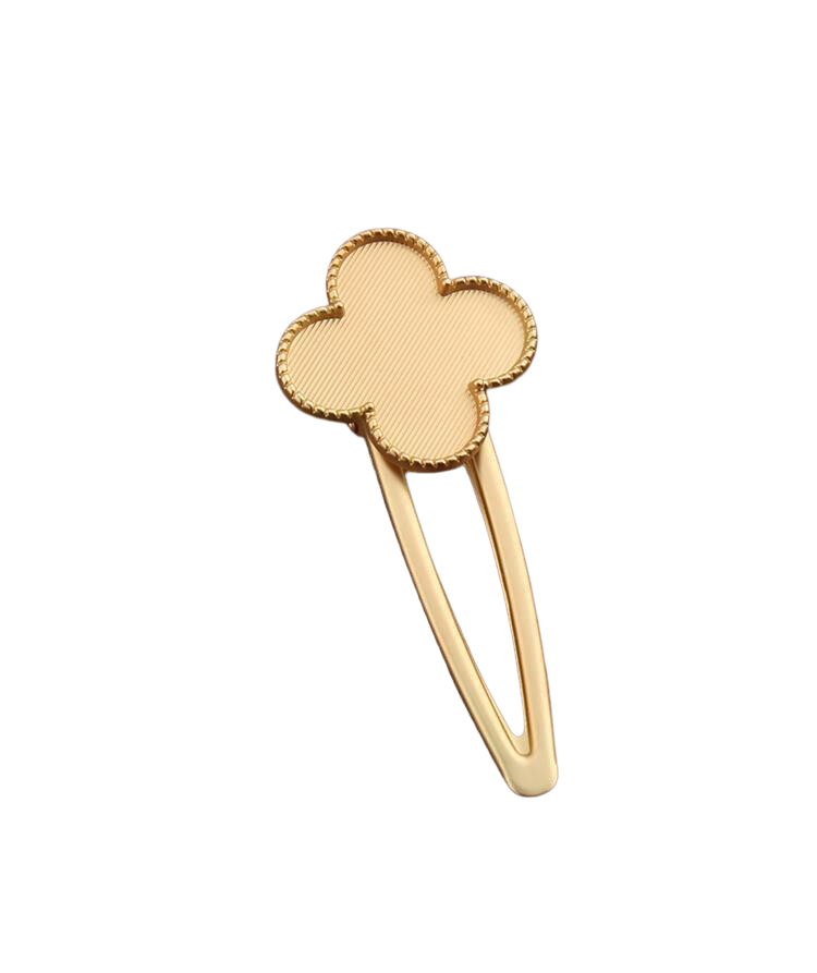 Hairpin Four-leaf Clover golden four-leaf clover hairpin