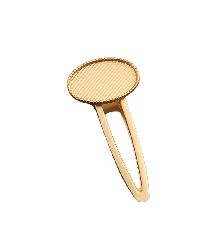 Hairpin Oval gold oval hairpin