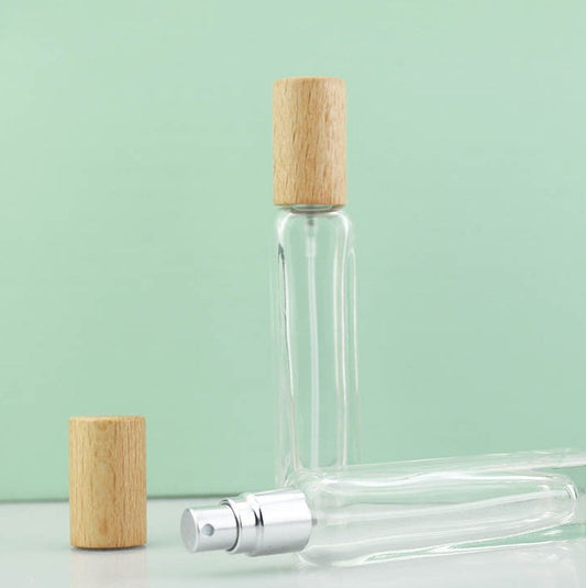 10ml Round Glass Spray 圓柱形玻璃噴霧 (木蓋)