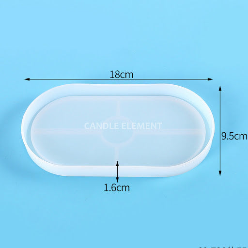 Base Tray Mold 底座托盤模具 - 長橢圓形