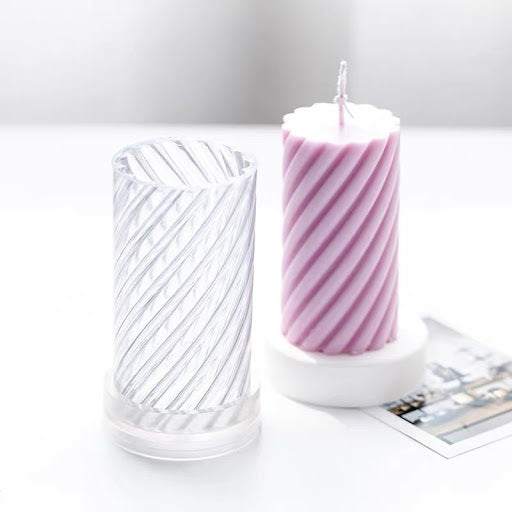 Spiral candle mould 螺旋紋柱模