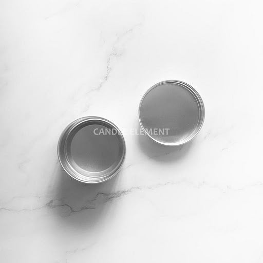 100ml White Aluminum Tincase 白鋁質容器