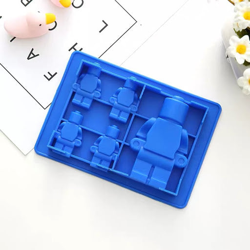 Lego Mini figures Mold 樂高人仔模具 - Blue 藍色