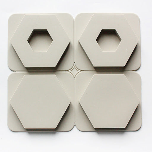 Tablet Mold No.11 六邊形蠟牌石膏牌模具