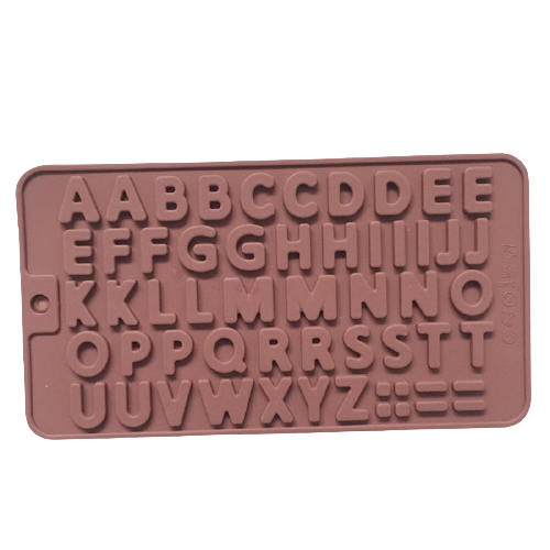 Mini English Alphabet Piece Mold 迷你英文字母片模具