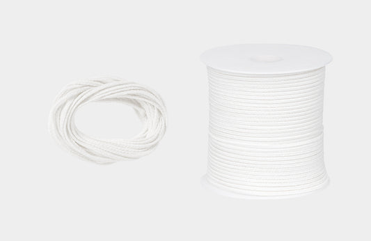 CW - White Cotton Wick No. 3 (Uncoated Wick) White Cotton Wick No. 3 (Uncoated Wick)