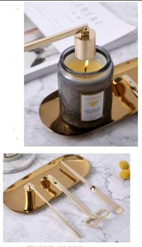 Candle Accessories Set Candle Accessories Set - Gold