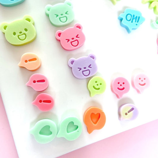 Bear Terrazzo Decoration Mold Bear Decoration Mold - 16 Cavities