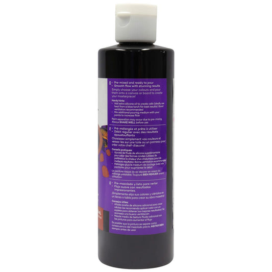 Mont Marte Pouring Acrylic Paint 240ml - Lamp Black