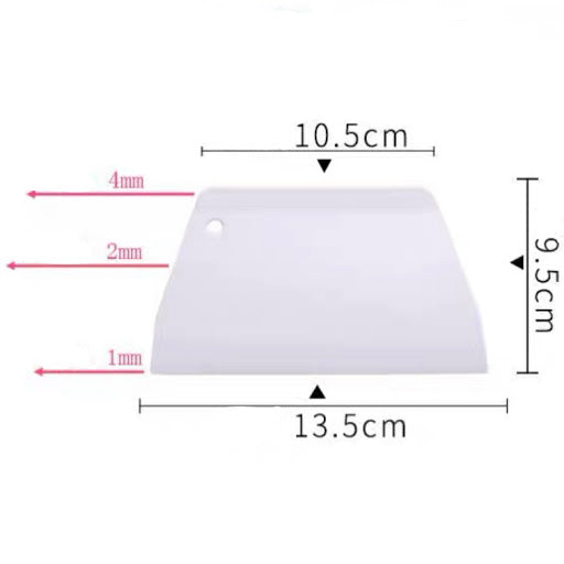 Trapezoid Cream Scraper (hard) 梯形奶油刮刀 (硬)