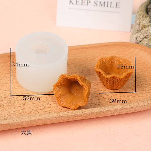 Mini Waffle Cone Mold 迷你花餅底模具