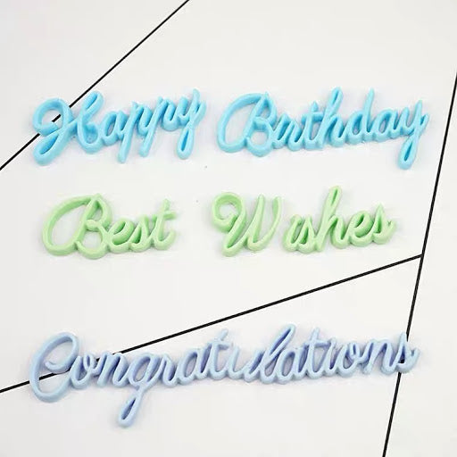 Happy Birthday Mold 生日快樂模具 Type C