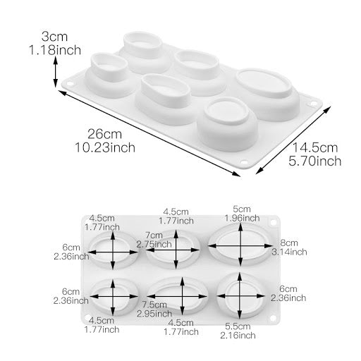 Cobblestone Base Mold 鵝卵石狀模具