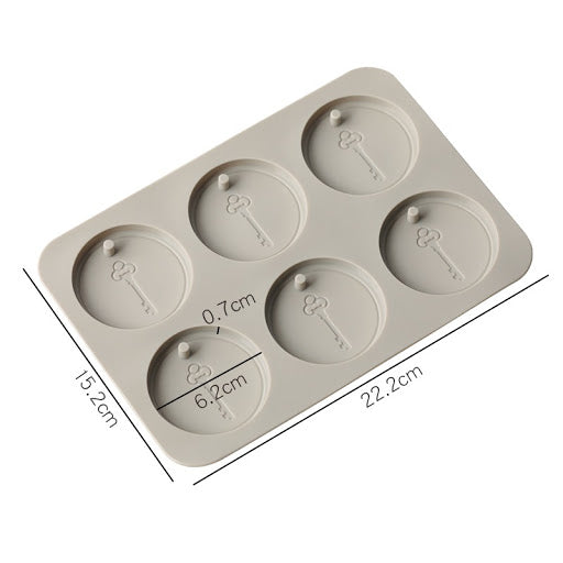 Tablet Mold No.06 鎖匙蠟牌石膏牌模具