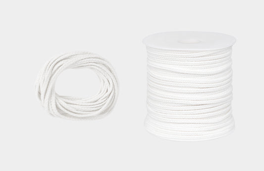 CW - White Cotton Wick No. 6 (Uncoated Wick) White Cotton Wick No. 6 (Uncoated Wick)