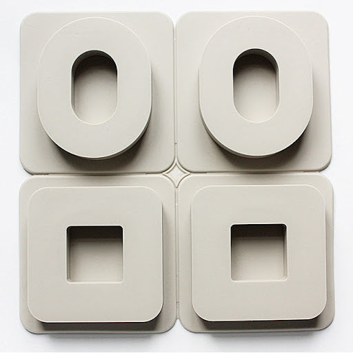 Tablet Mold No.12 空洞蠟牌石膏牌模具